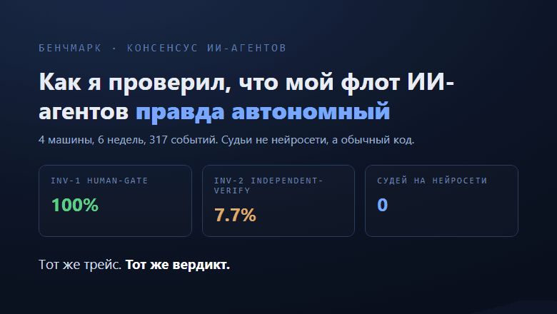Как я проверил, что мой флот ИИ-агентов правда автономный