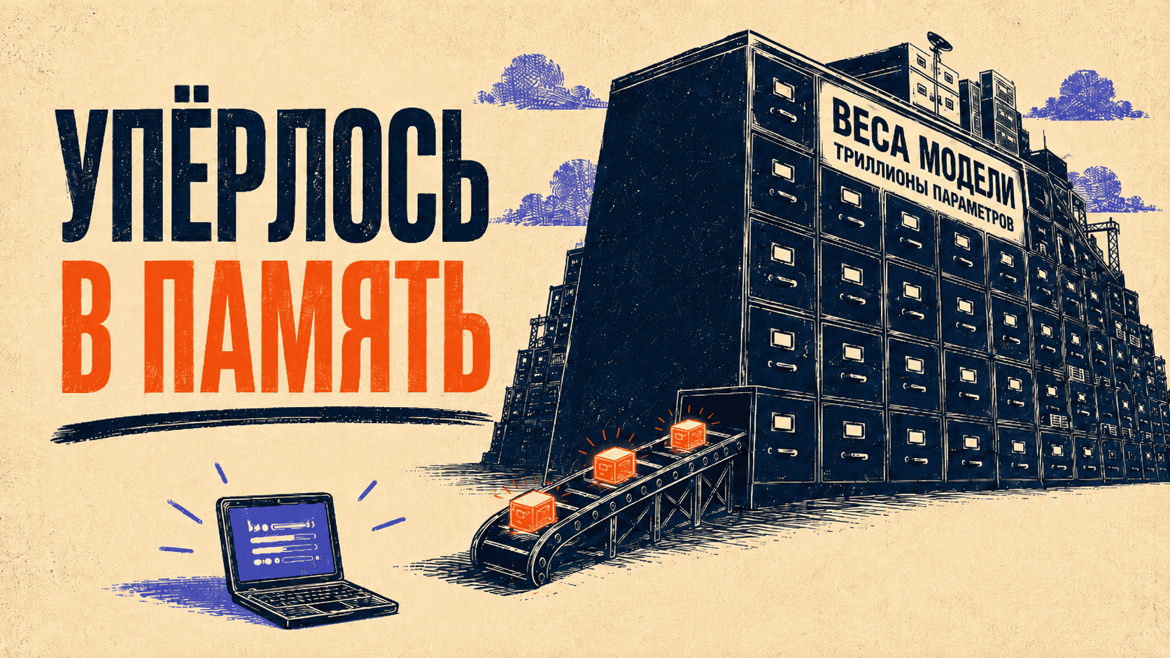 Как запустить LLM на 2,8 трлн параметров на ноутбуке