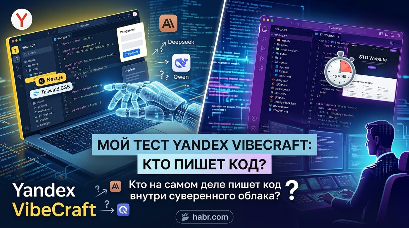 Протестировал Vibecraft от Яндекса. Один вопрос остался без ответа