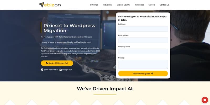 Топ-10 лучших компаний по миграции Pixieset на WordPress