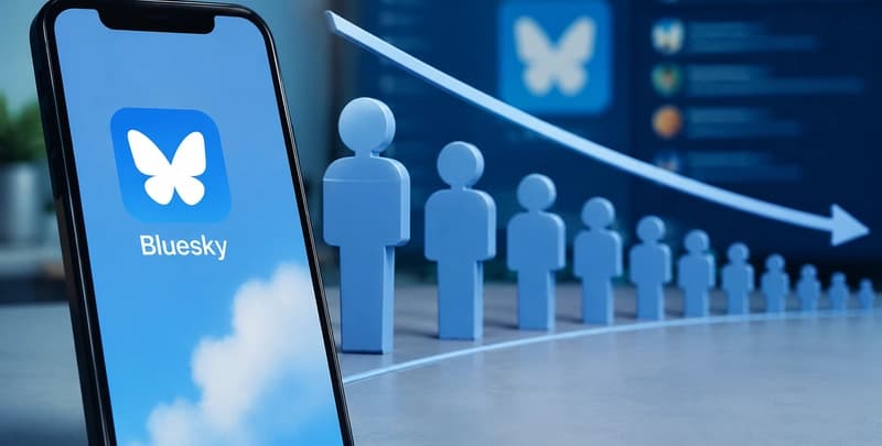 Рост числа пользователей Bluesky замедляется, поскольку платформа выходит за пределы основного приложения